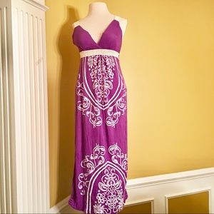 OUNASHI EMBROIDERED MAXI💜